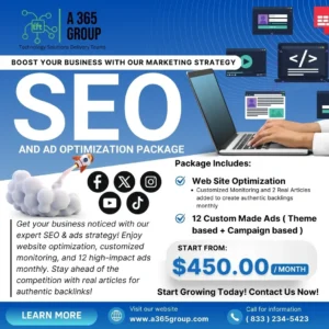 A 365 Basic Ads Package ( Monthly )